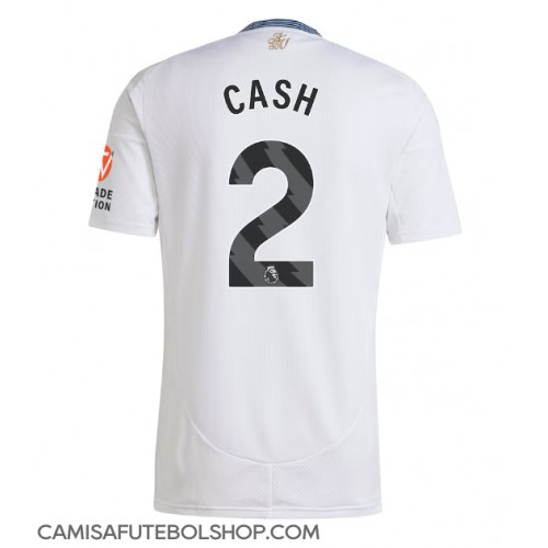 Camisa de time de futebol Aston Villa Matty Cash #2 Replicas 2º Equipamento 2024-25 Manga Curta